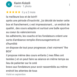 Avis de Karim